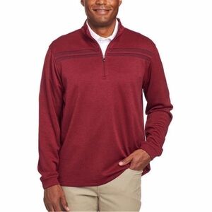 NWT Pebble Beach Maroon Quarter-Zip Sweatshirt size XXL